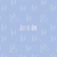 パステルカラーのハト柄パターン模様素材(パープル:線画)
