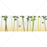 むかし話にでてきそうな竹林のパターン