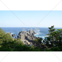 青空と穏やかな海の写真