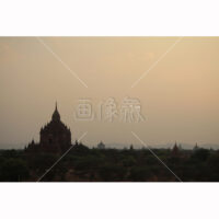 ミャンマーのバガン市の風景の写真