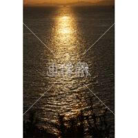 瀬戸内の水面夕景