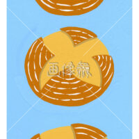 フランスパンの絵を描いたイラスト
