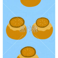 シャンピニオンの絵を描いたイラスト