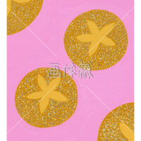 ロールパンの絵を描いたイラスト