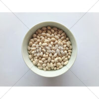 白いんげん豆200グラムの写真素材(1)