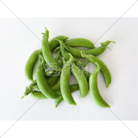 食感が楽しいスナップエンドウの写真素材　(1)