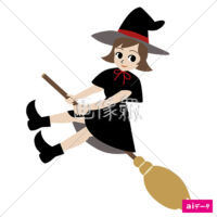 魔女の(2)イラスト写真