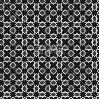 黒地のパターンタイル模様