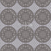 グレー地のオリエンタルな紋様の模様