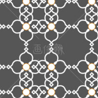 グレー地と白のパターン(1)模様