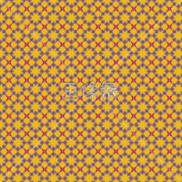 黄のダイヤ風のパターンタイル模様