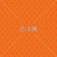 オレンジの着物柄パターンタイル模様