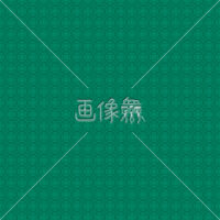 緑の円と四角の和柄パターンタイル模様