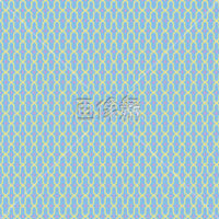 水色地のアラベスク調のパターンタイル模様