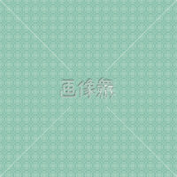 黄緑の円と四角の和柄パターンタイル模様