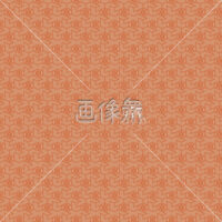 オレンジの着物柄パターンタイル模様