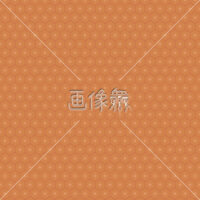 オレンジの六角形パターンタイル模様