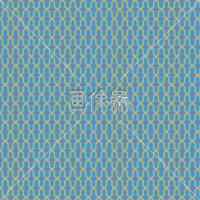 水色地のアラベスク調のパターンタイル模様