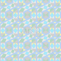 青とグレー地の大きいタイル模様