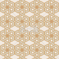 茶色の寺院紋風のパターン模様