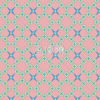 ピンクのダイヤ風のパターンタイル模様