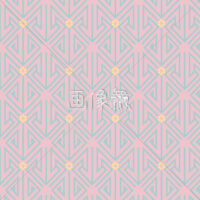 ピンクと黄緑の三角矢印パターンタイル模様
