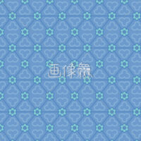 水色の和柄パターンタイル模様