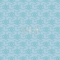 水色の着物柄パターンタイル模様