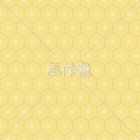 オレンジの六角形パターンタイル模様