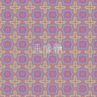 薄紫の幾何学調のパターンタイル模様