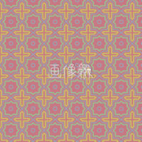 紫の幾何学調のパターンタイル模様