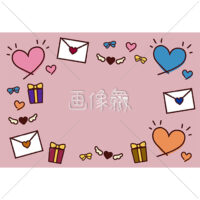 バレンタインのイラスト素材