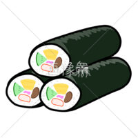 恵方巻のイラスト素材
