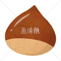 秋の栗のイラスト素材