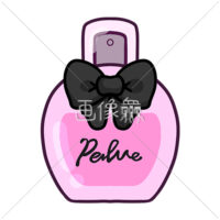 瓶入りフレグランスのイラスト素材