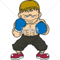 ボクサーの(7)イラスト