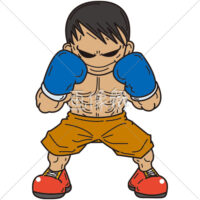 ボクサーの(8)イラスト