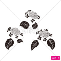 あじさいのイラスト(5)