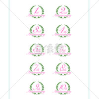 アニバーサリーマークのイラスト