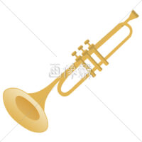 トランペットのイラスト