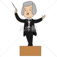 指揮者の(1)イラスト