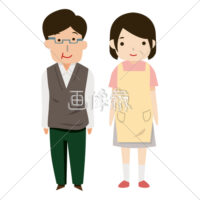 夫婦のイラスト