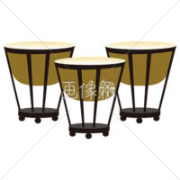 ティンパニーのイラスト