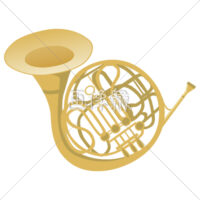 ホルンのイラスト