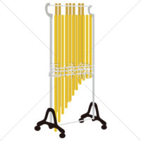 チューブラーベルのイラスト