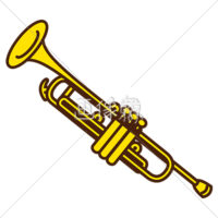 トランペットのイラスト素材