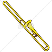 トロンボーンのイラスト素材