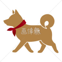 犬のイラスト・アイコン素材(9)