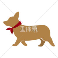 犬のイラスト・アイコン素材(12)