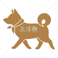 犬のイラスト・アイコン素材(17)